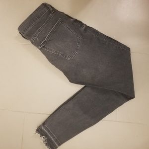 Zara Faded Black / Grey Skinny Jeans size 4